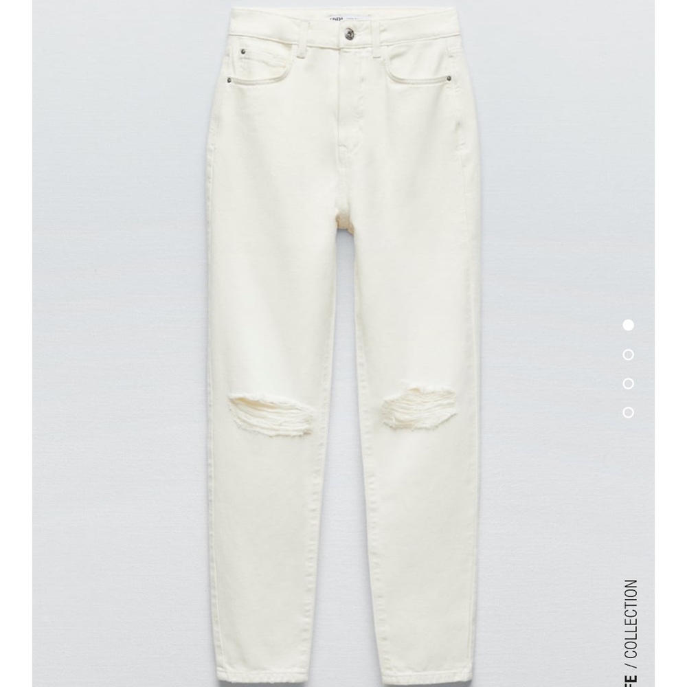 Ripped MOM Jeans ZARA NWT